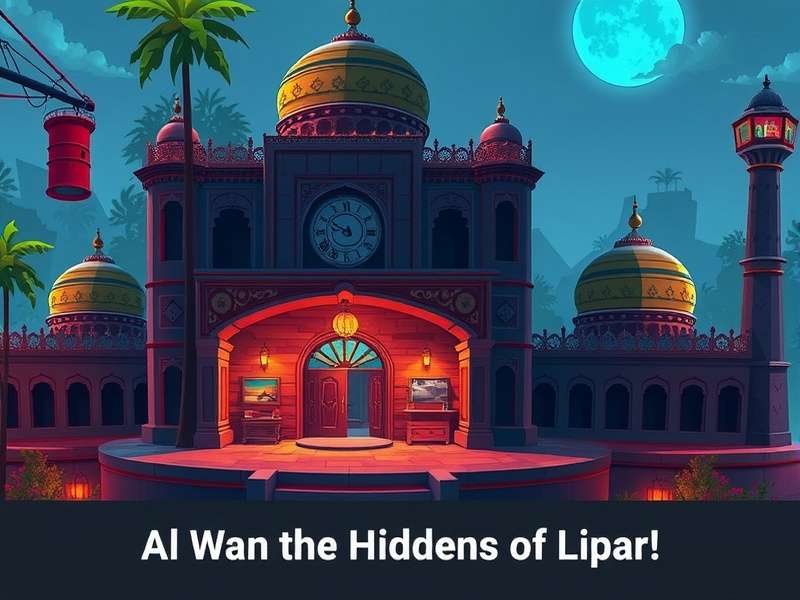 A detailed hidden object game scene on Pogo with many items to find