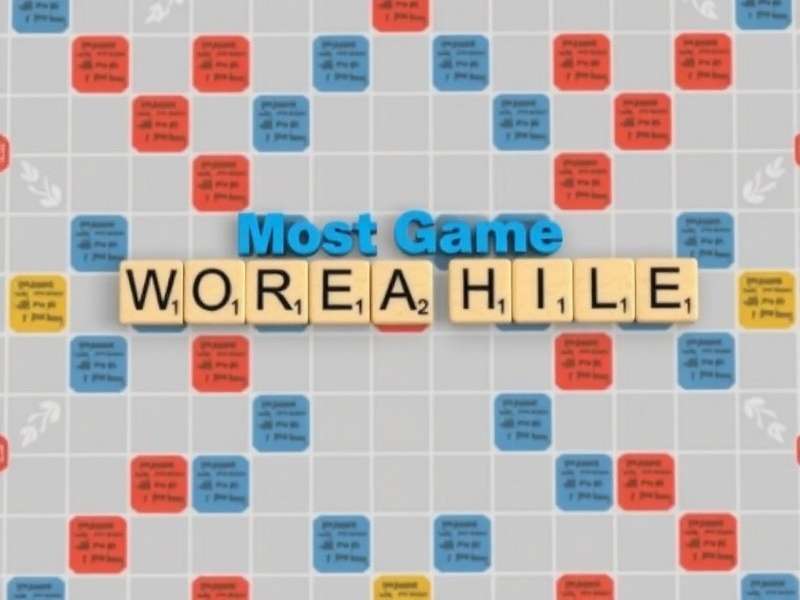 Pogo Scrabble Game Interface showing word tiles and score multiplier