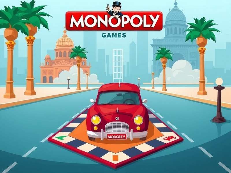 Pogo Monopoly game board showing Indian city properties