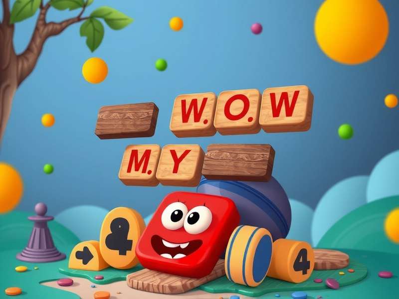 Word Whomp Gameplay Screen - Pogo Games