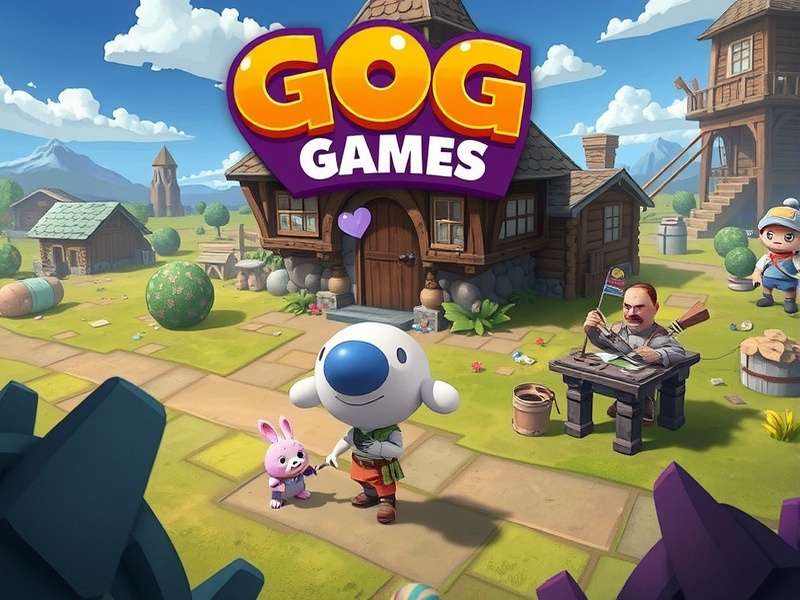 Vibrant Pogo Games community playing online together