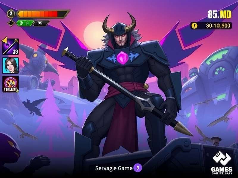 Colorful online gaming setup with multiple monitors and controllers