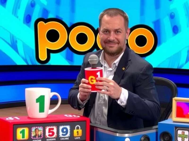 Pogo Games Show with English host presenting popular games