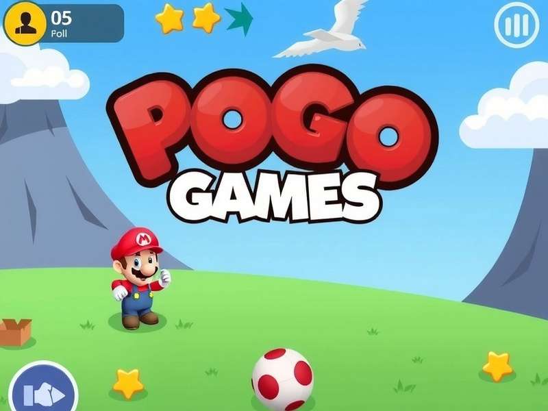 Pogo Games App Interface on Mobile and Desktop