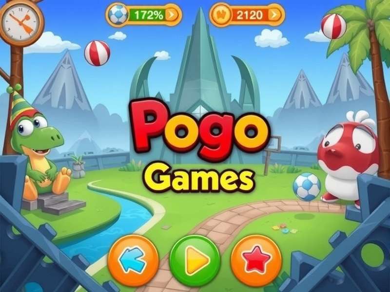 Pogo Games Mobile App Interface on Smartphone