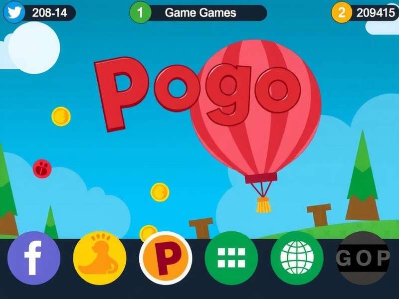 Pogo Games Home Page – online gaming dashboard with cards and board games