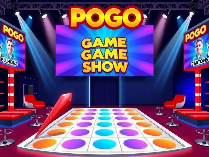 Pogo Game Show Tamil – Players competing in a vibrant online game show arena