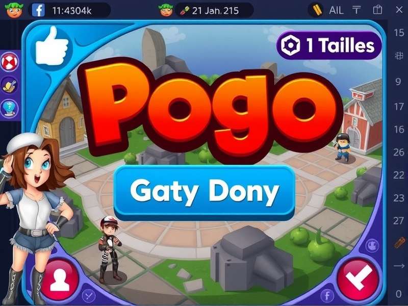 Pogo Games ad-free gaming setup with laptop and mobile devices in India